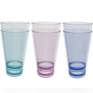 AOYITE 20 ounce Plastic Water Juice Tumblers I BPA
Free, Reusable,Top Rack